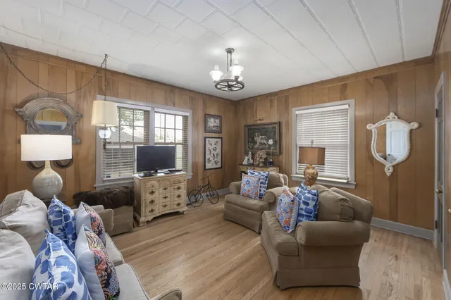 a view of a room with furniture