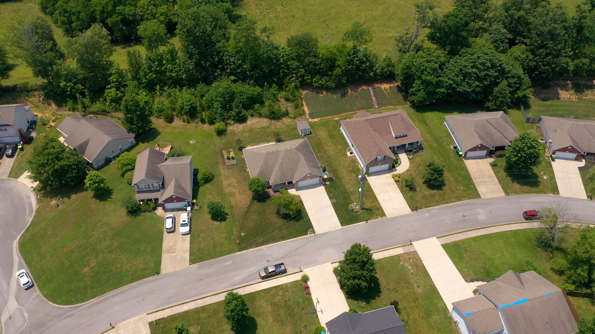 6025 Chickadee Circle Spring Hill, TN 37174 - Photo 39 of 44 an aerial view of a house with outdoor space