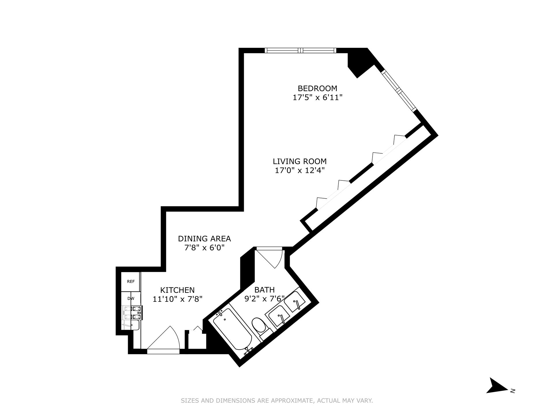 380 Rector Place, Unit 9J Manhattan, NY 10280 - Photo 6 of 7 a picture of a park with an of a bench