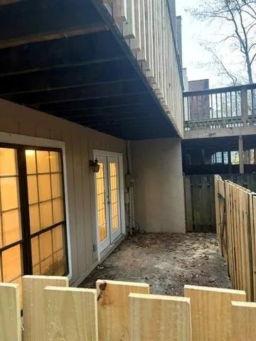 a front view of a house with glass windows