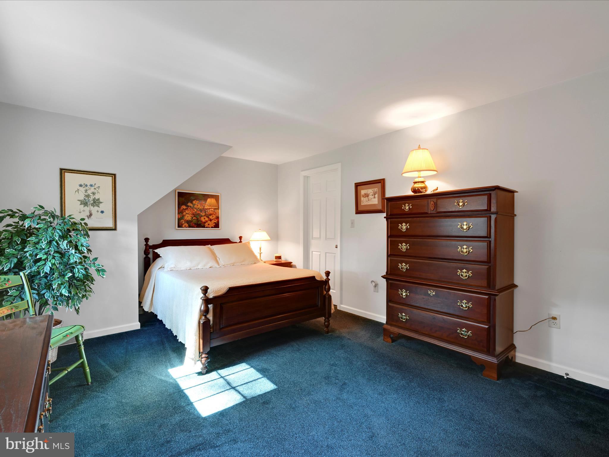 475 Sand Hill Road Pequea, PA 17565 - Photo 25 of 54 a bedroom with a bed and a potted plant
