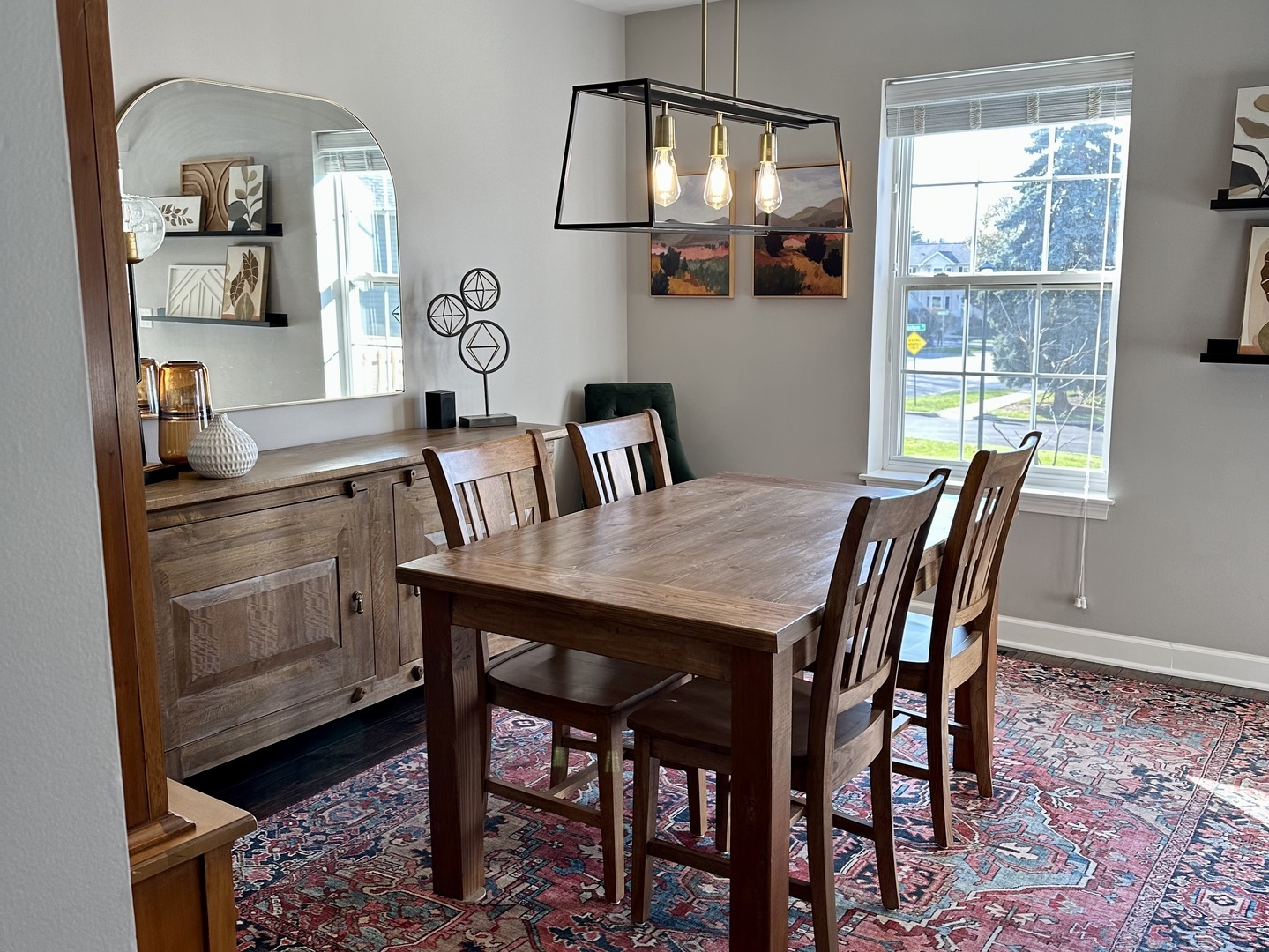 1401 Potomac Court Geneva, IL 60134 - Photo 6 of 18 a view of a dining room with furniture and chandelier