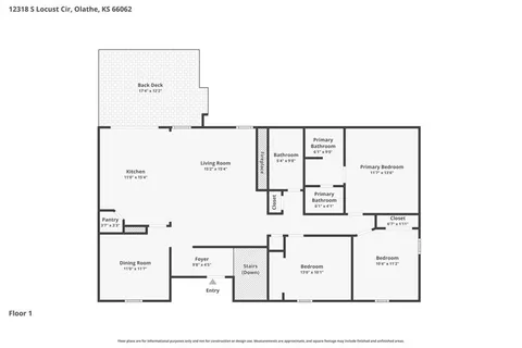 $374,900 | 12318 South Locust Circle, Olathe, KS 66062