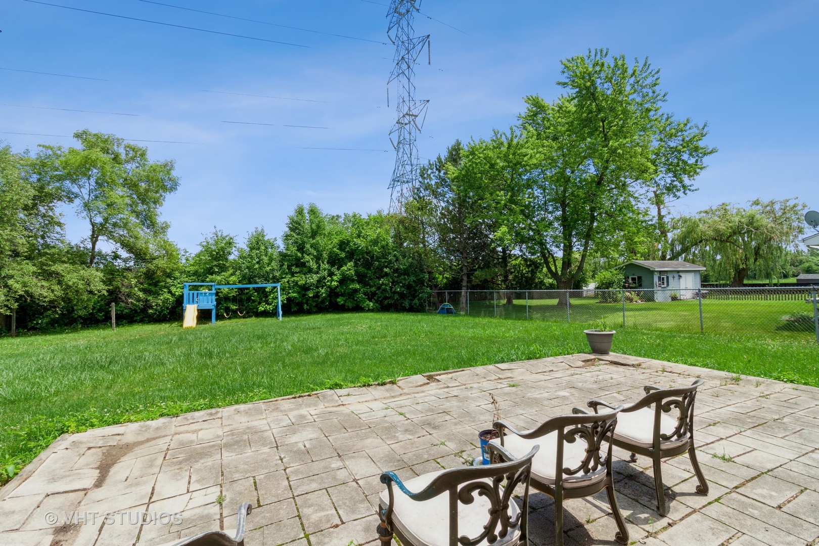3523 Ronald Road Crete, IL 60417 - Photo 16 of 20 a view of a backyard with sitting area