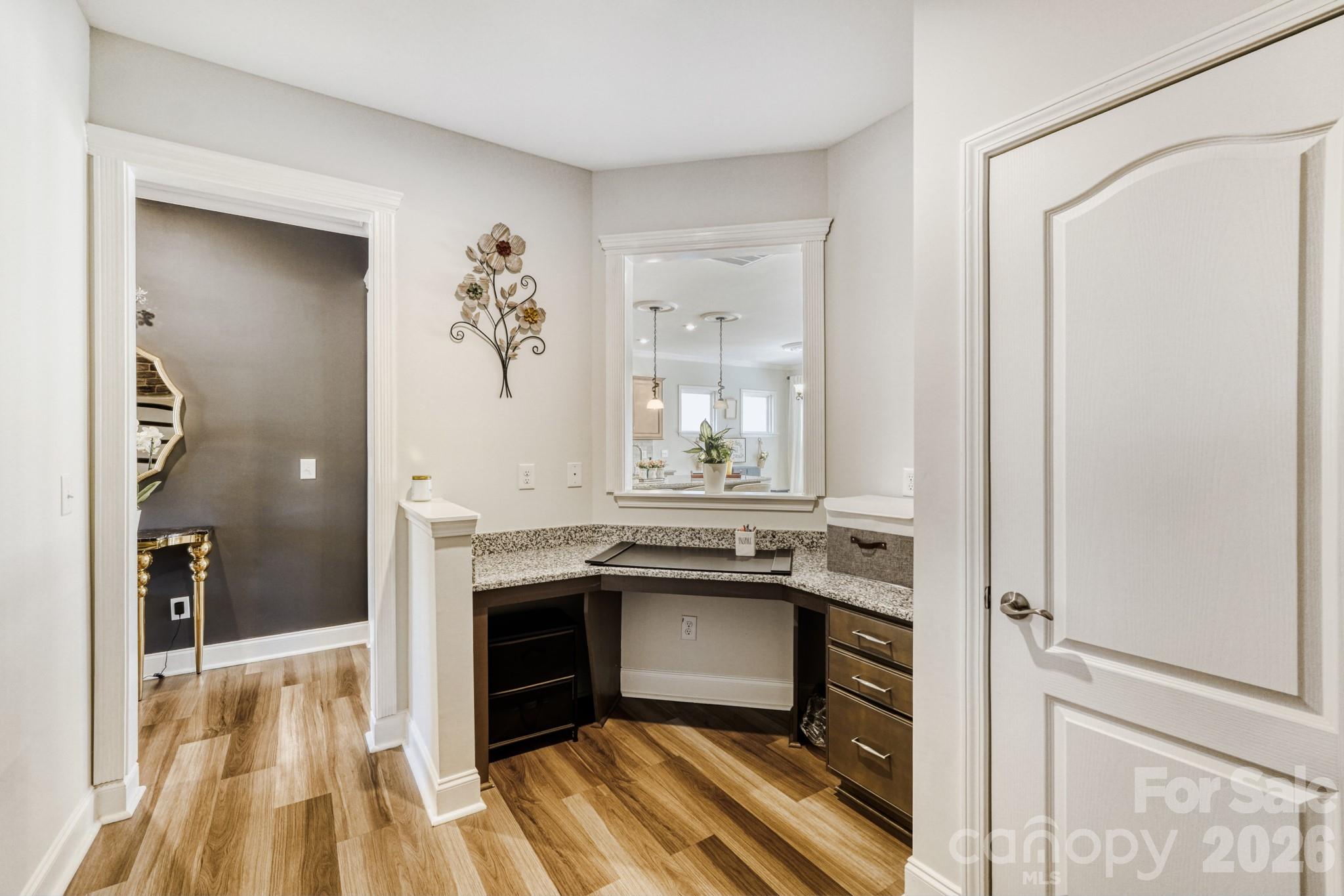 1318 Poppy Way Matthews, NC 28104 - Photo 14 of 33 a kitchen with stainless steel appliances granite countertop a stove and a refrigerator