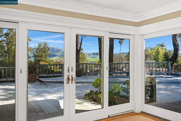 a view of a porch