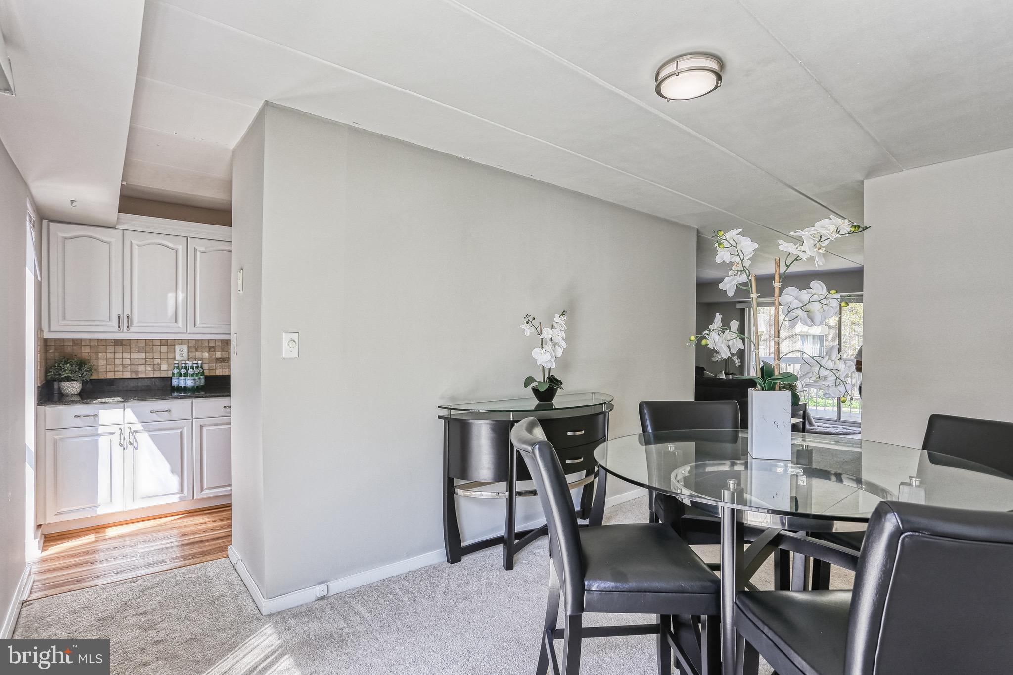 3322 Hewitt Avenue, Unit 72B Silver Spring, MD 20906 - Photo 11 of 29 Dining Area with Entry to Kitchen.