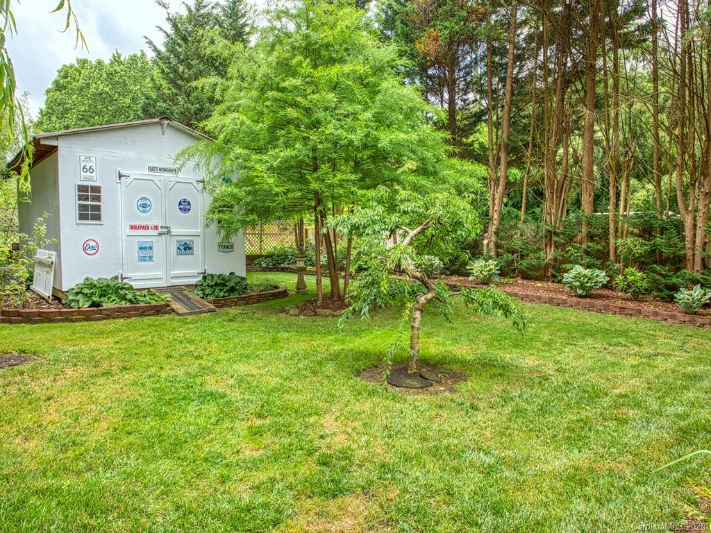 154 Camp Branch Road Waynesville, NC 28786 - Photo 13 of 29 a backyard of a house with lots of green space