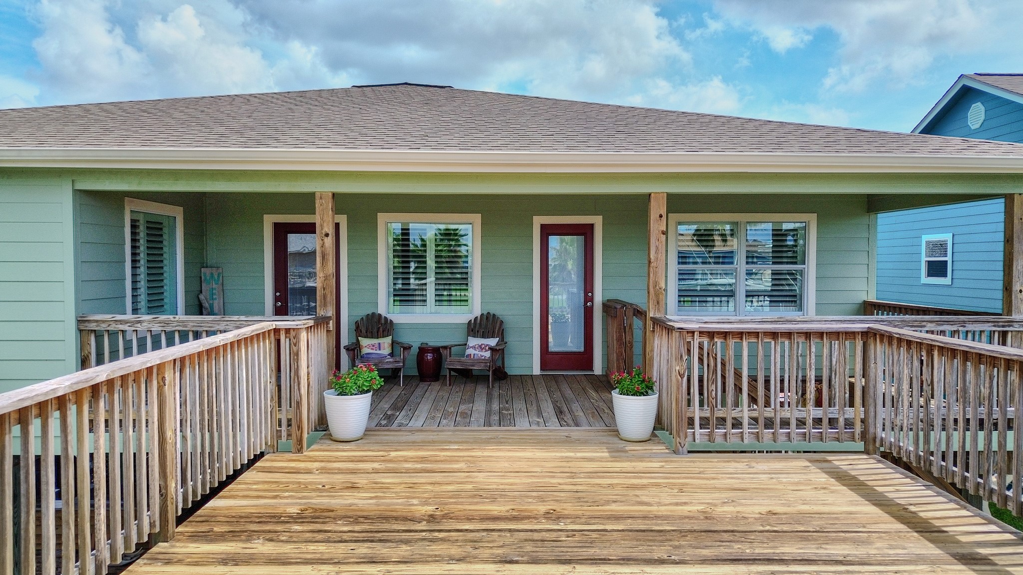 122 Four Master Road Freeport, TX 77541 - Photo 7 of 50 a view of a house with a balcony