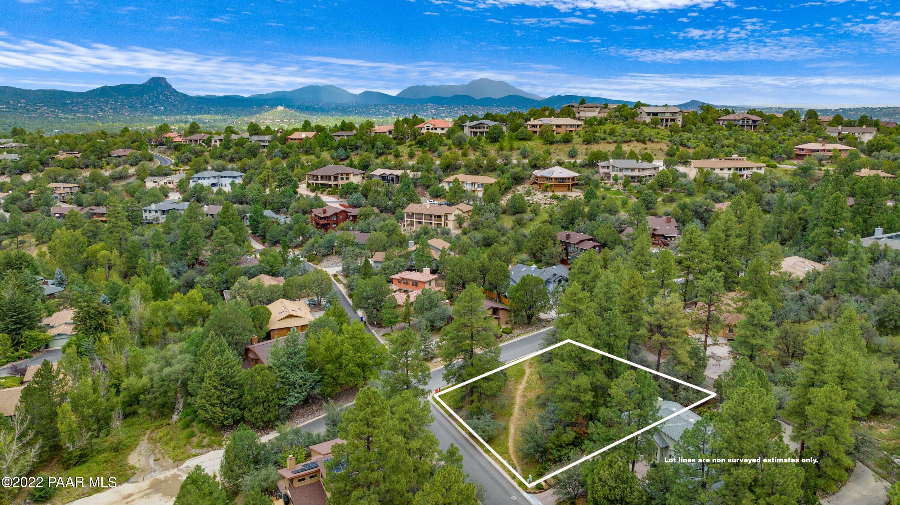 1300 Coyote Road Prescott, AZ 86303 - Photo 9 of 27 008_Aerial Lot Lines