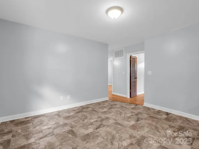 a view of an empty room