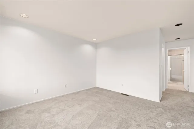 a view of an empty room