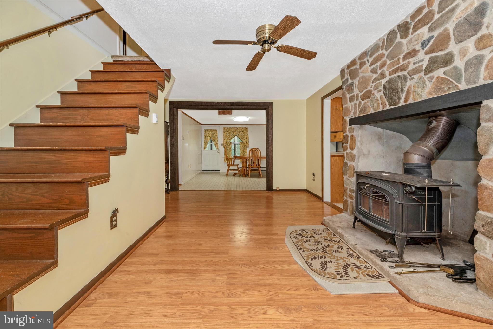 7810 Roddy Creek Road Thurmont, MD 21788 - Photo 4 of 53 Living Room with Wood Stove
