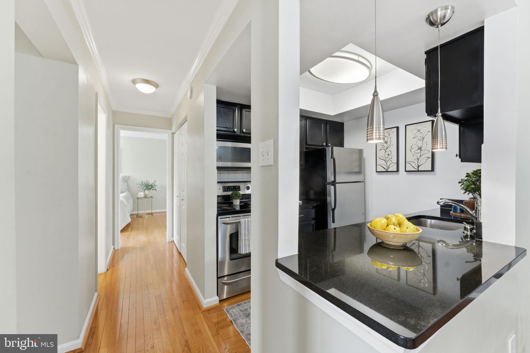 14901 Rydell Road, Unit 303 Centreville, VA 20121 - Photo 15 of 45 Modern kitchen with sleek finishes and light.