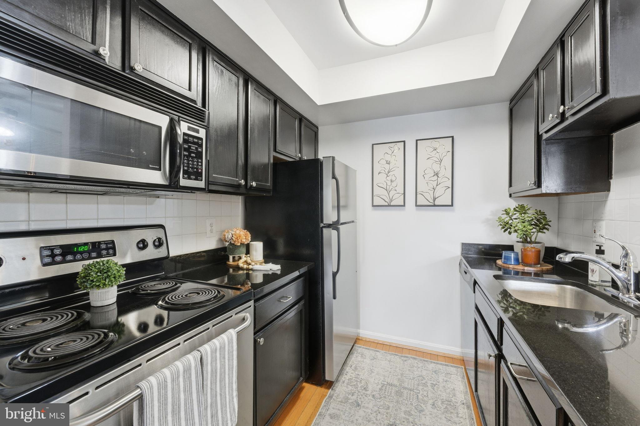 14901 Rydell Road, Unit 303 Centreville, VA 20121 - Photo 16 of 45 Sleek modern kitchen with elegant finishes.