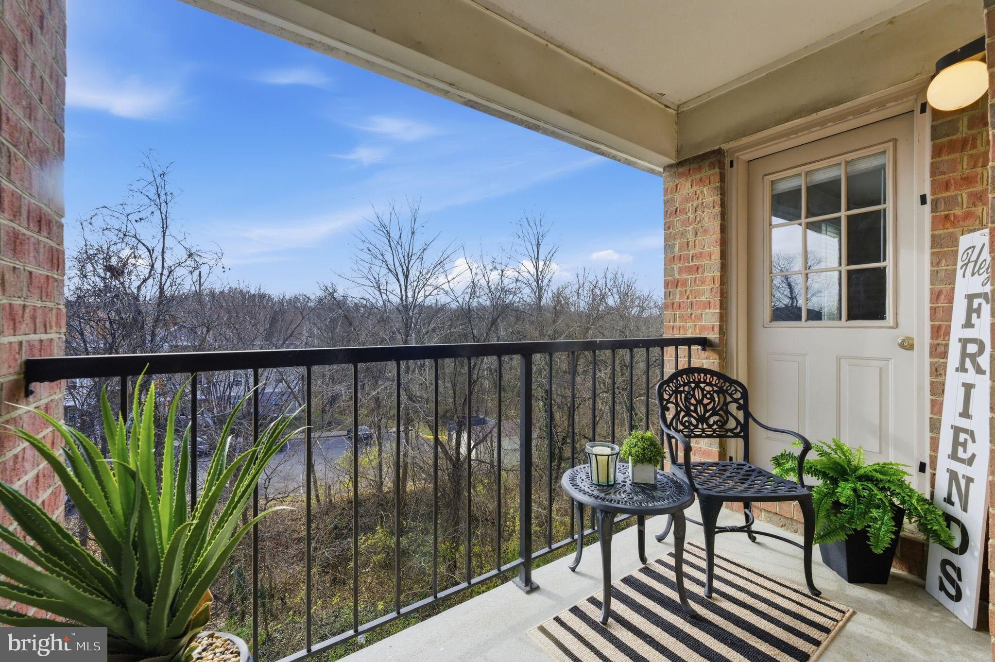 14901 Rydell Road, Unit 303 Centreville, VA 20121 - Photo 5 of 45 Charming balcony with serene views.