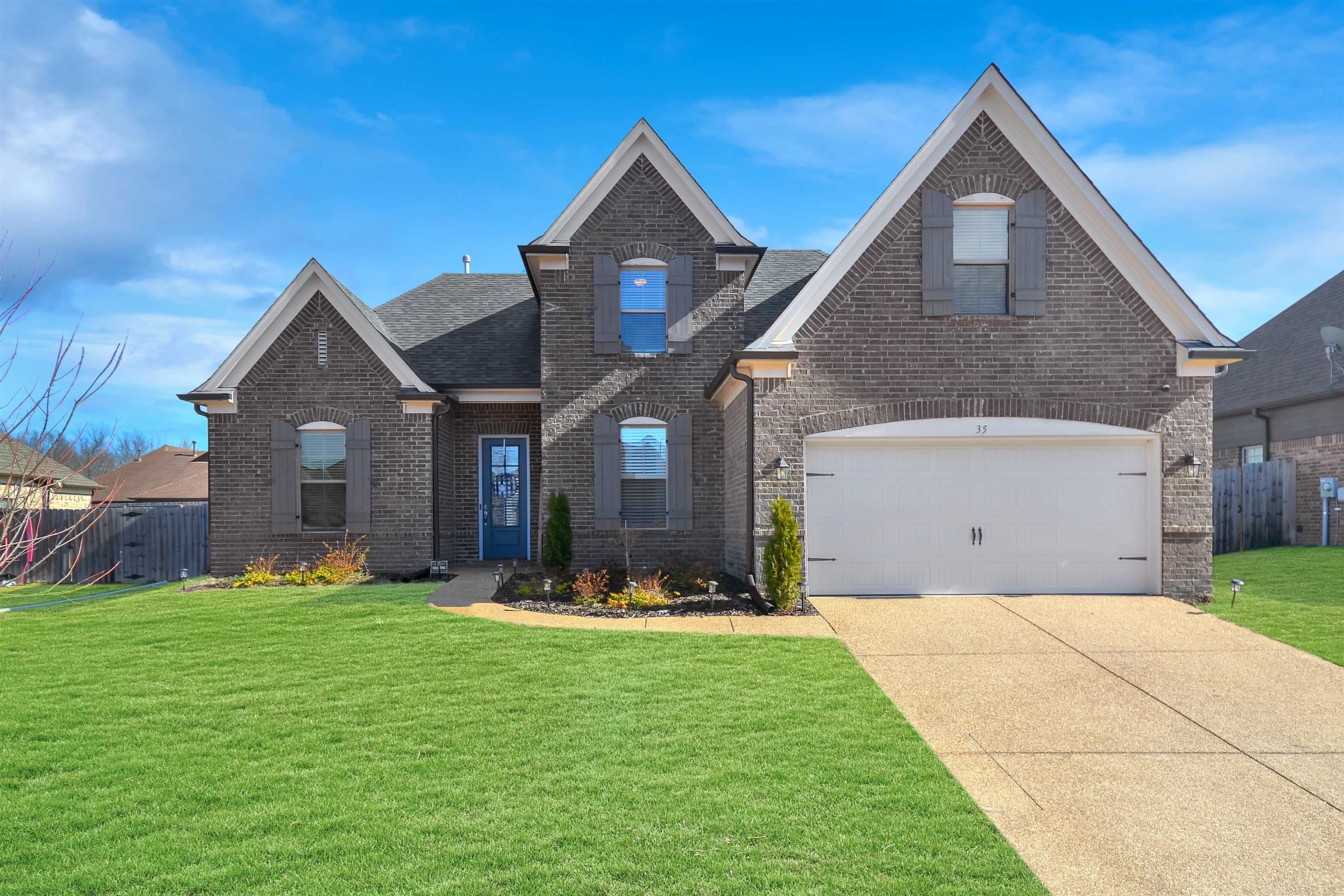 Great curb appeal and low maintenance exterior.