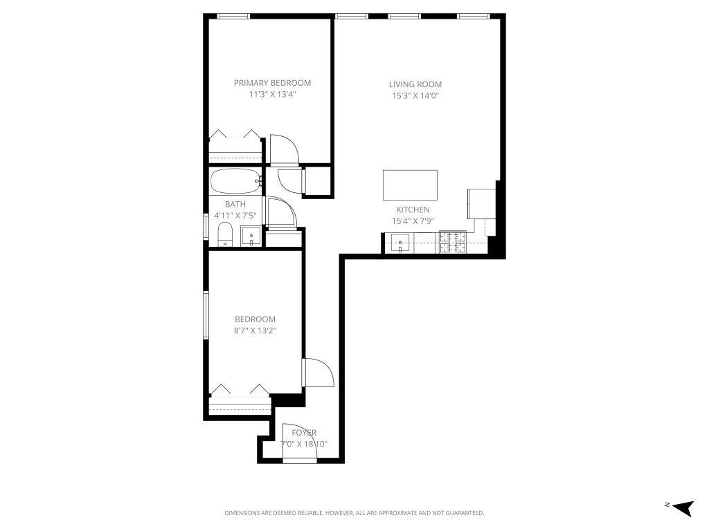 9 Argyle Road, Unit 4C Brooklyn, NY 11218 - Photo 22 of 22 a picture of a floor plan