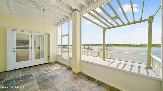 a view of a back yard of the house