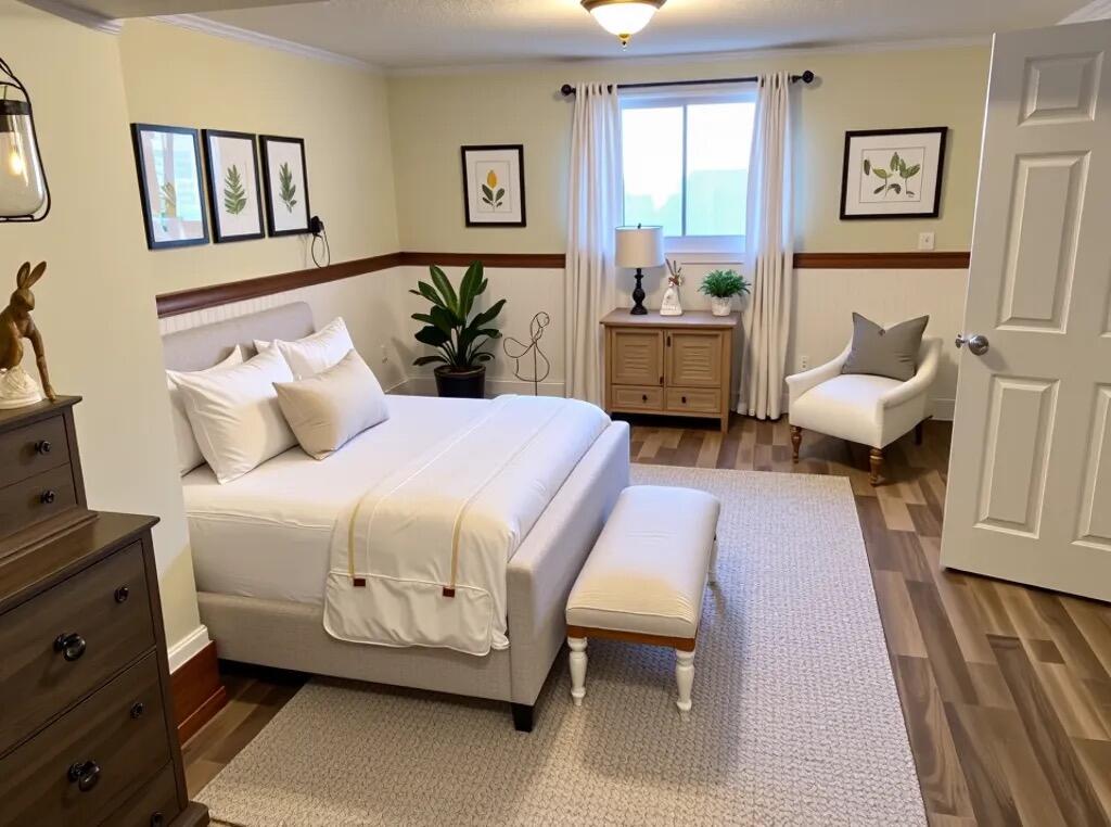 310 Pine Tree Road Levant, ME 04456 - Photo 24 of 28 Lower Level Bedroom : Virtually Staged