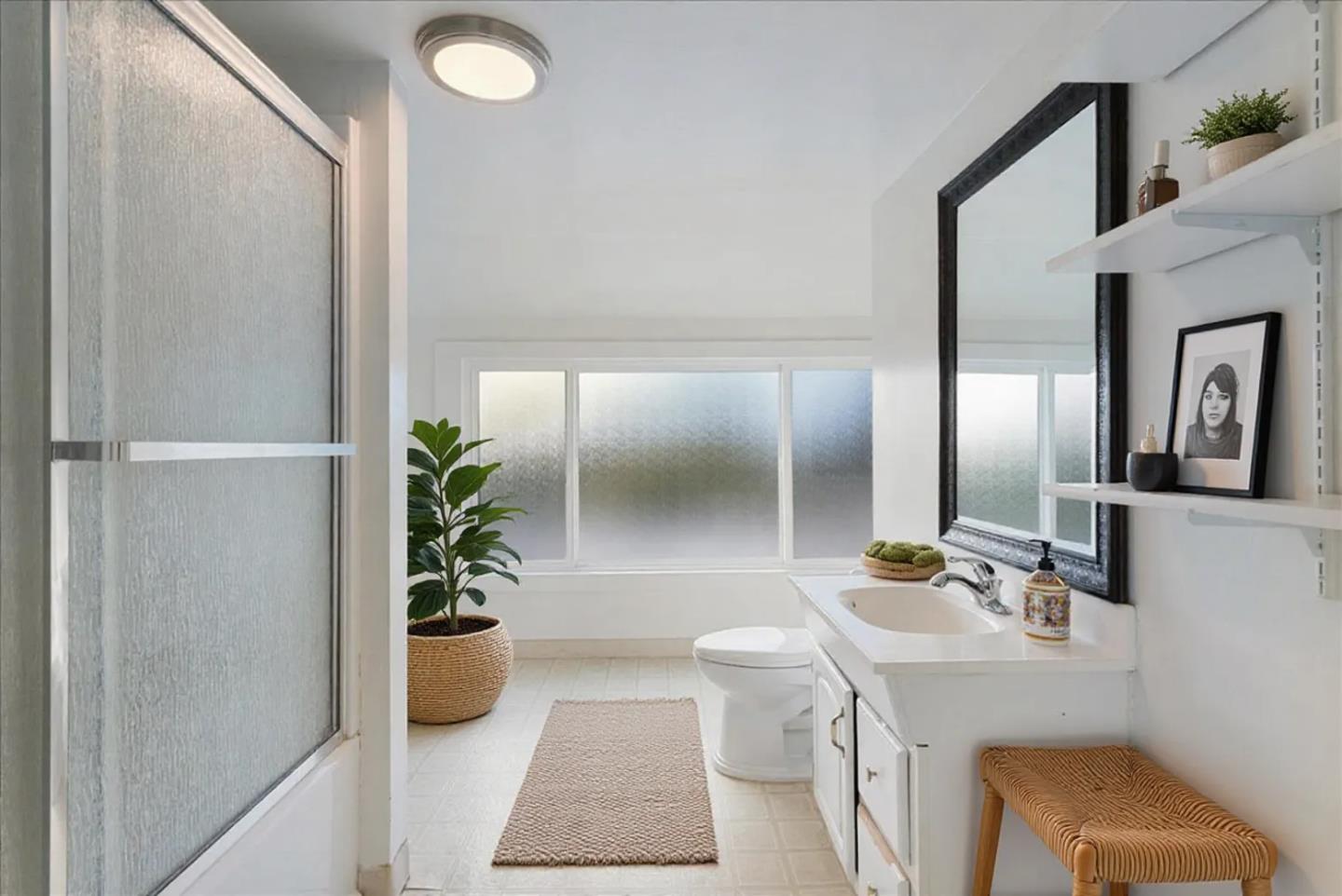 2908 Sandy Lane Santa Cruz, CA 95062 - Photo 19 of 28 a bathroom with a sink a toilet and shower