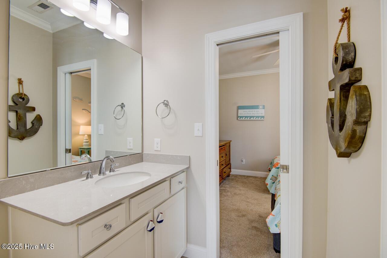 2800 West Fort Macon Road, Unit 13 SEASIDE VILLAS Atlantic Beach, NC 28512 - Photo 23 of 56 Guest Bathroom