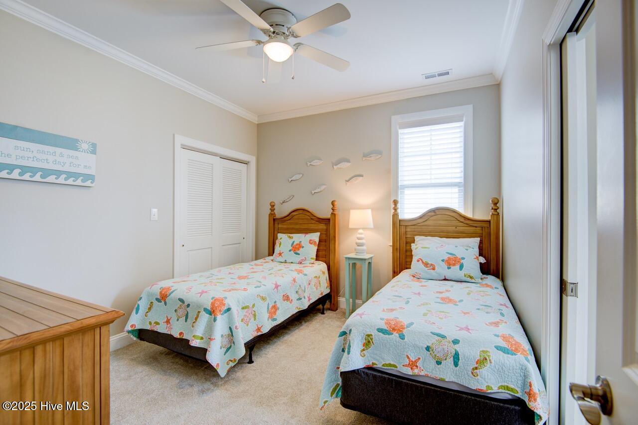 2800 West Fort Macon Road, Unit 13 SEASIDE VILLAS Atlantic Beach, NC 28512 - Photo 24 of 56 Guest Bedroom 2