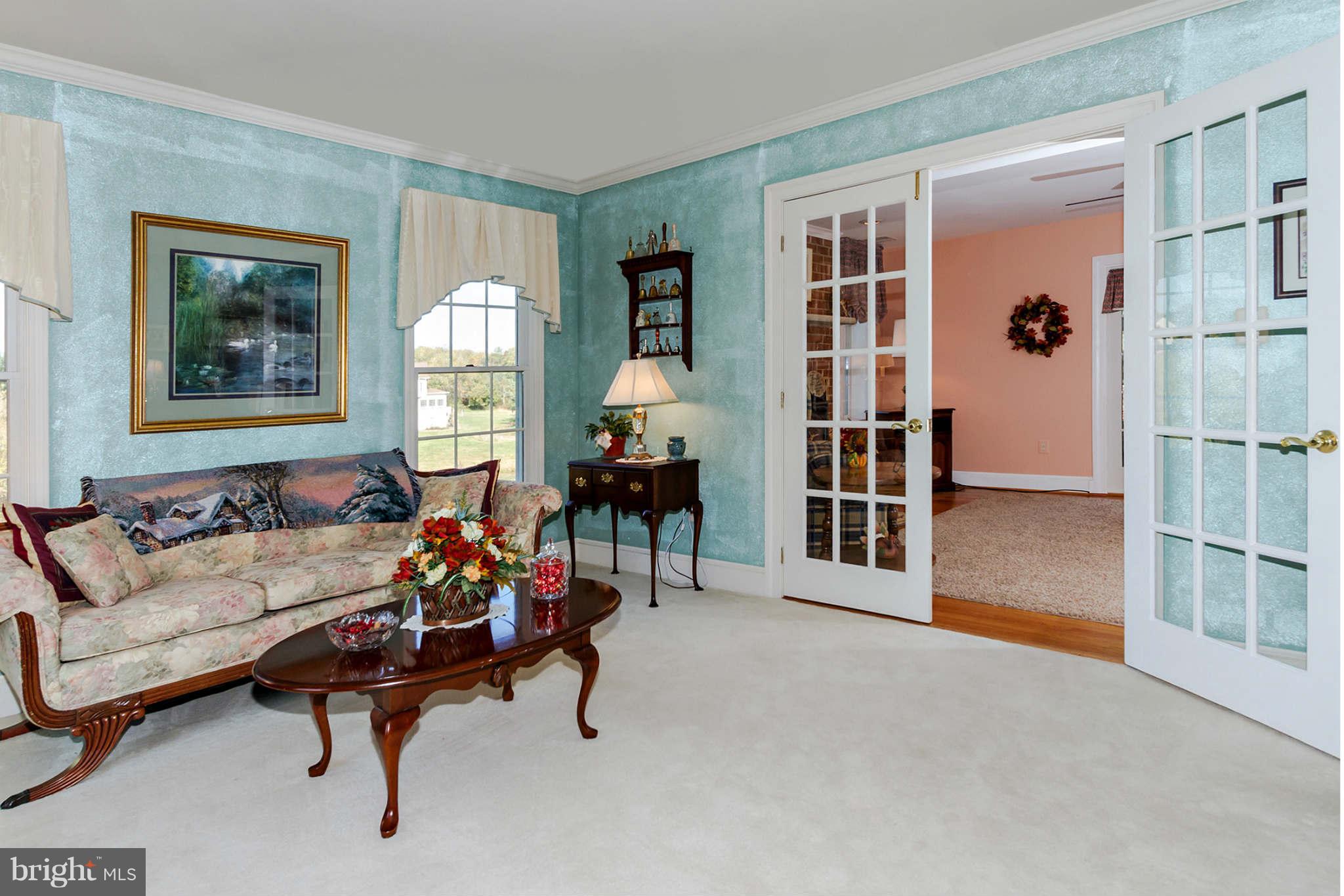 4531 Rutherford Way Dayton, MD 21036 - Photo 11 of 26 Formal Living Room W/ French Doors Into Family Roo