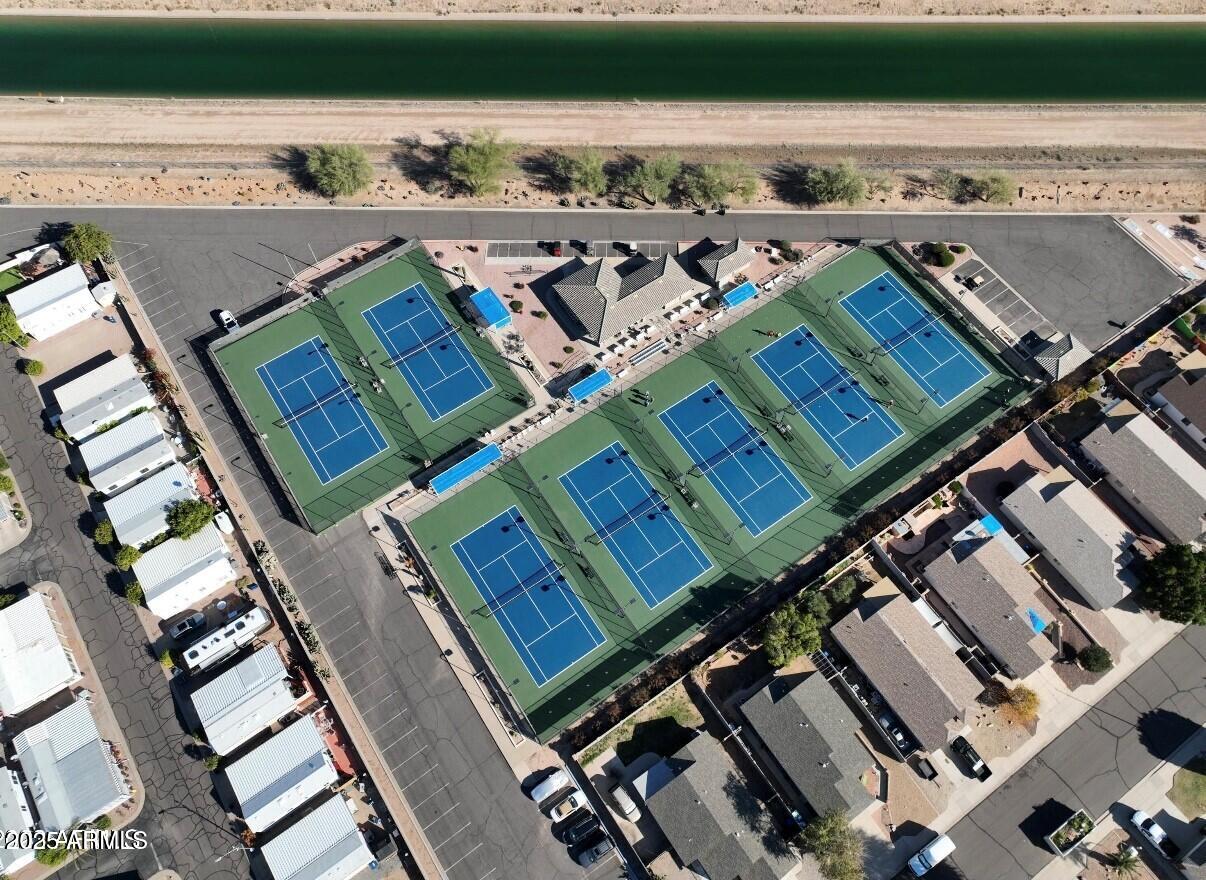 650 North Hawes Road, Unit 3215 Mesa, AZ 85207 - Photo 55 of 68 an aerial view of a house with a outdoor space