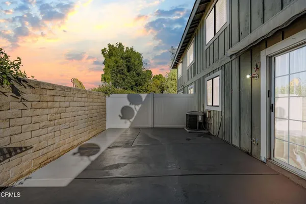 a view of outdoor space and deck