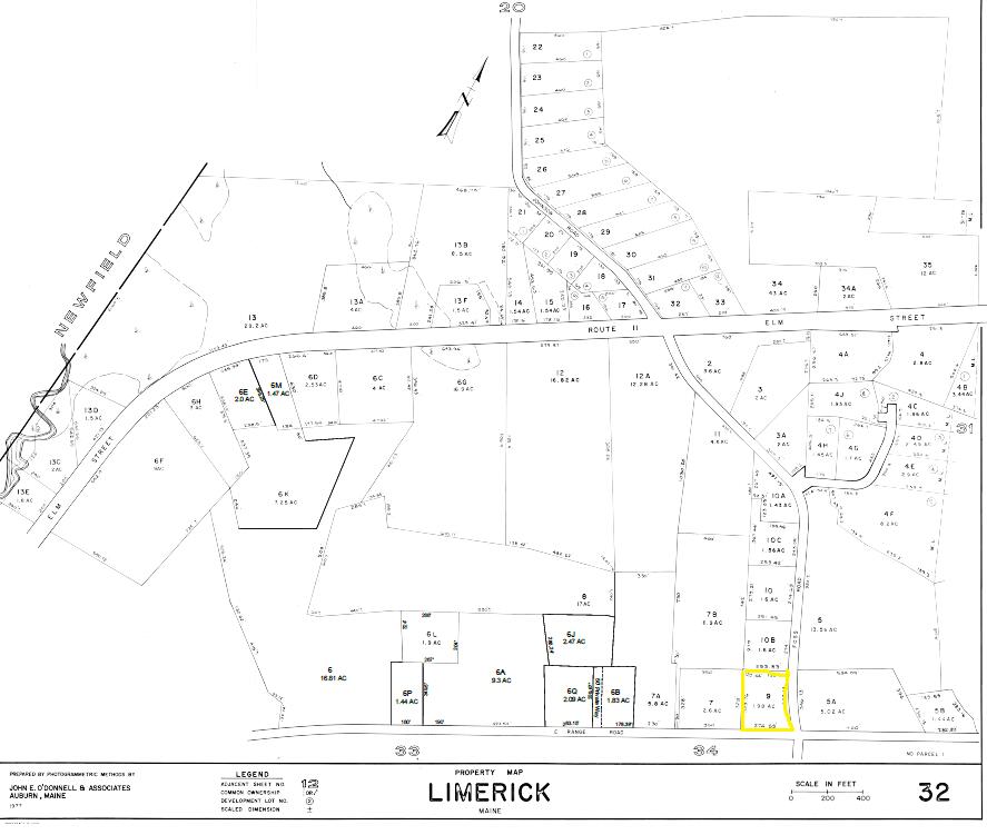 0 Range E Road Limerick, ME 04048 - Photo 5 of 5 Limerick Land Map