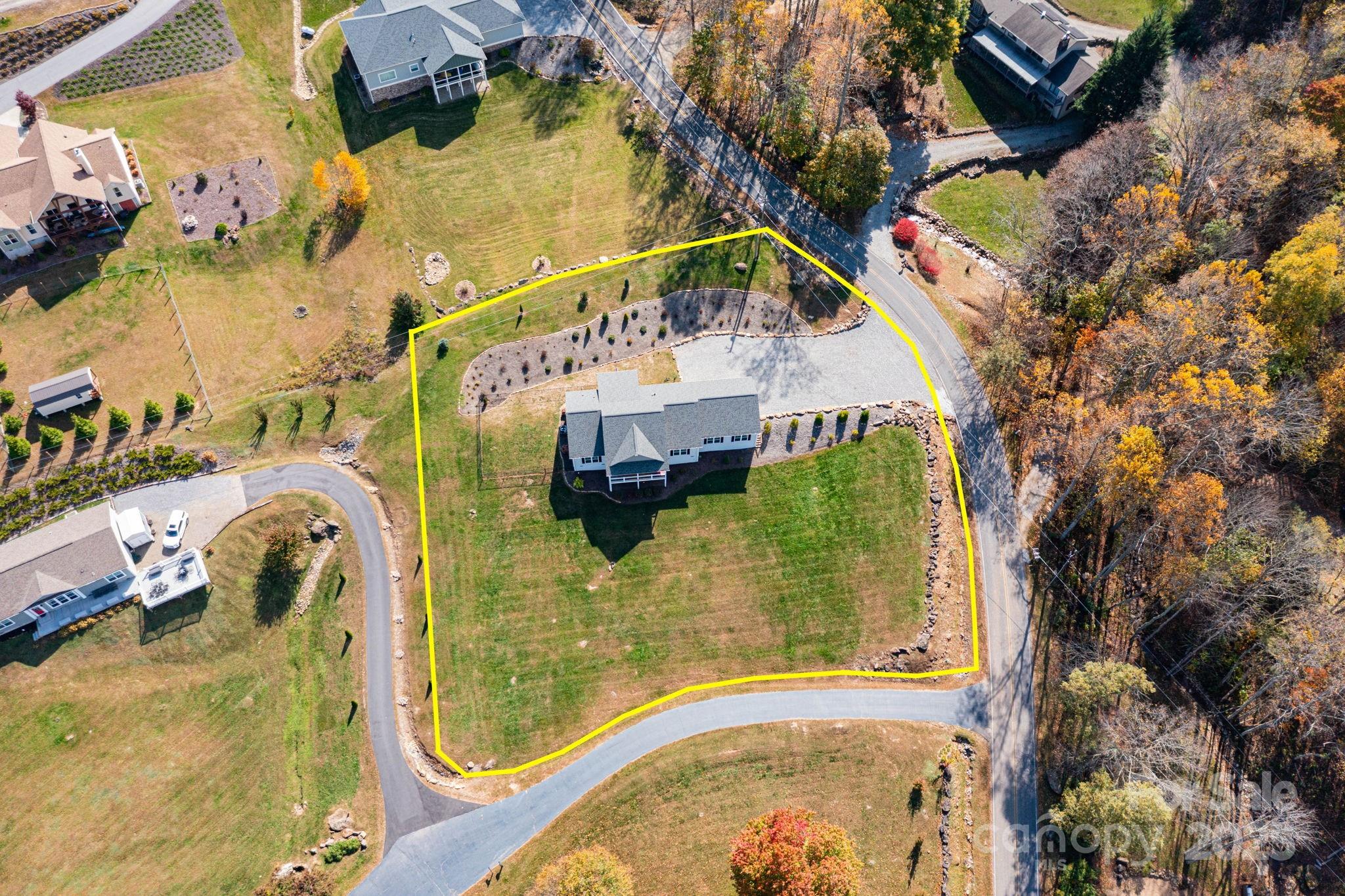 605 Red Bank Road Waynesville, NC 28786 - Photo 31 of 34 an aerial view of a swimming pool