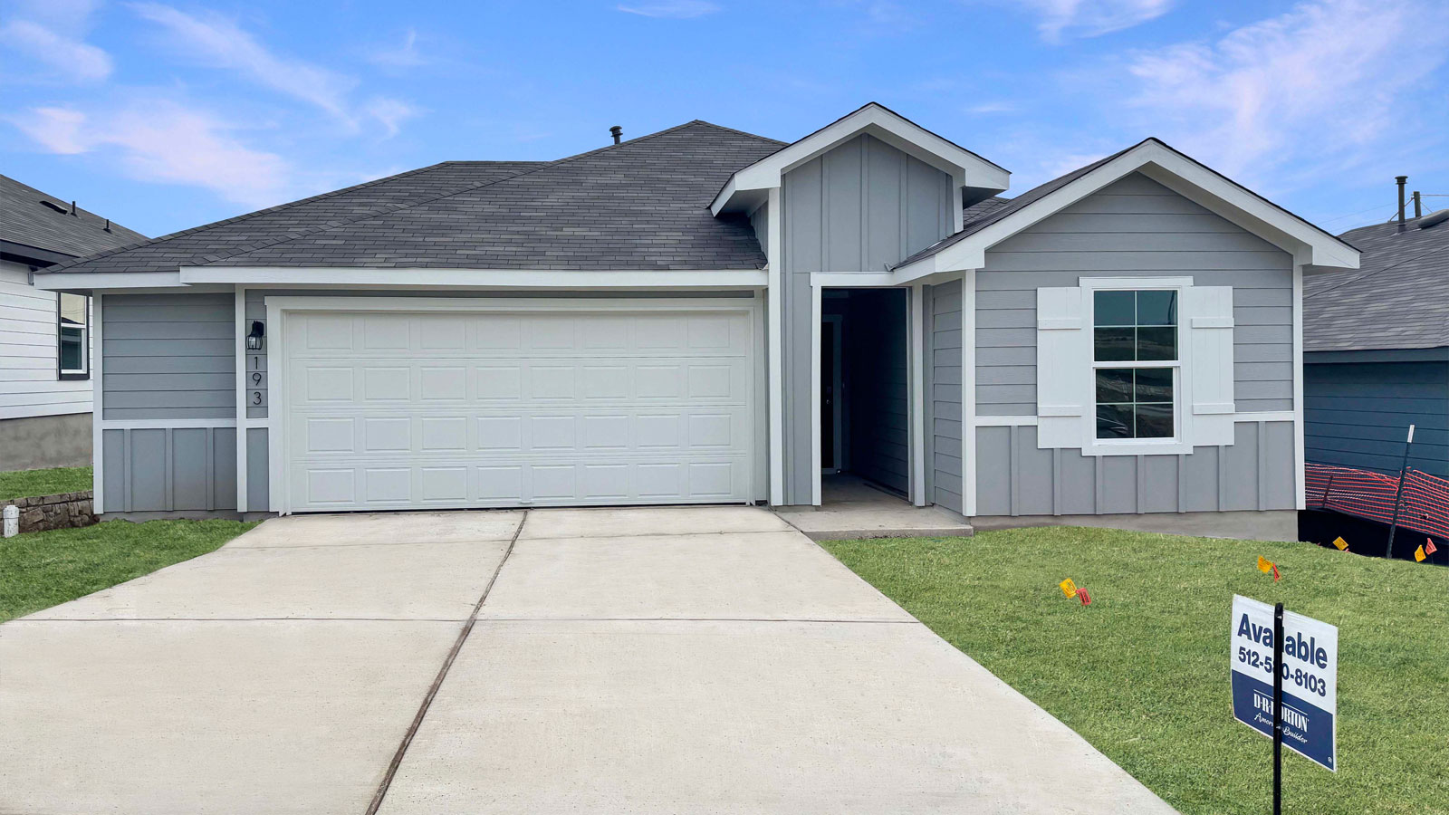 193 Balmorhea Street Kyle, TX 78640 - Photo 1 of 32 a front view of house with yard