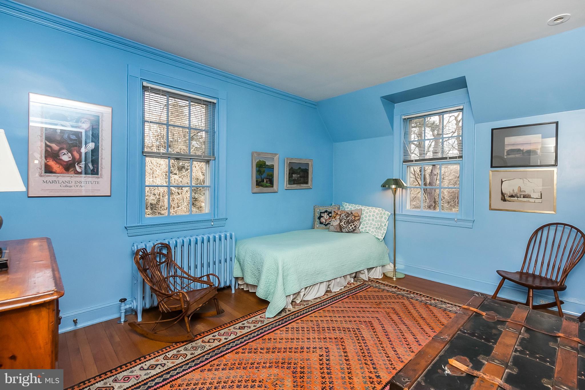 921 Bellemore Road Baltimore, MD 21210 - Photo 18 of 26 a bedroom with two beds and a window