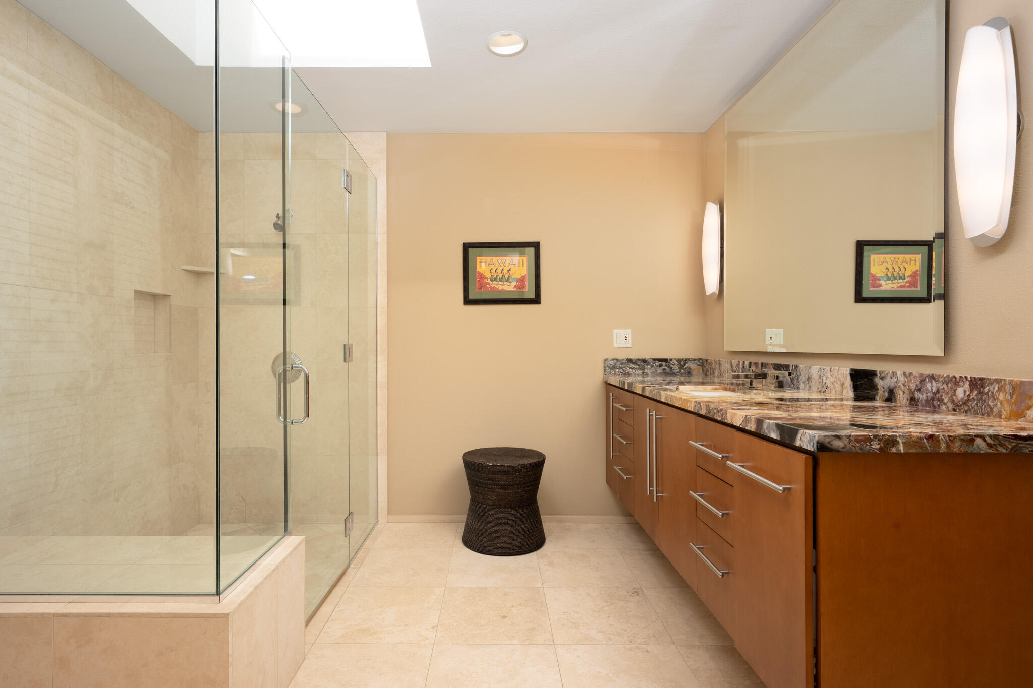 52 Princeton Drive Rancho Mirage, CA 92270 - Photo 24 of 52 a bathroom with a granite countertop sink a toilet and a mirror
