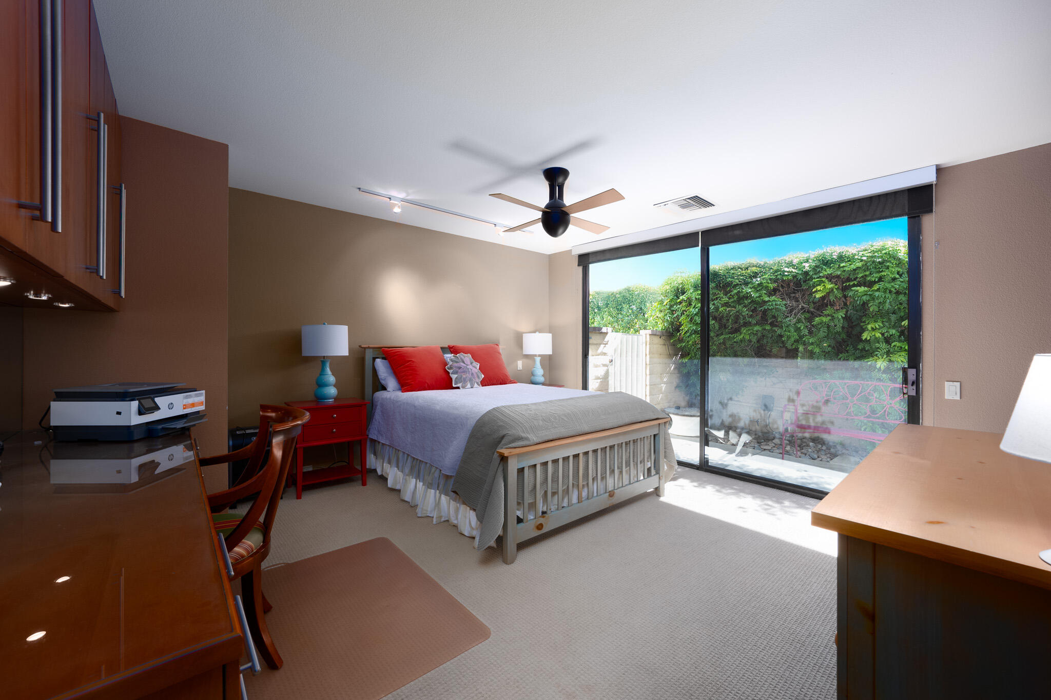 52 Princeton Drive Rancho Mirage, CA 92270 - Photo 26 of 52 a bedroom with a bed and large window