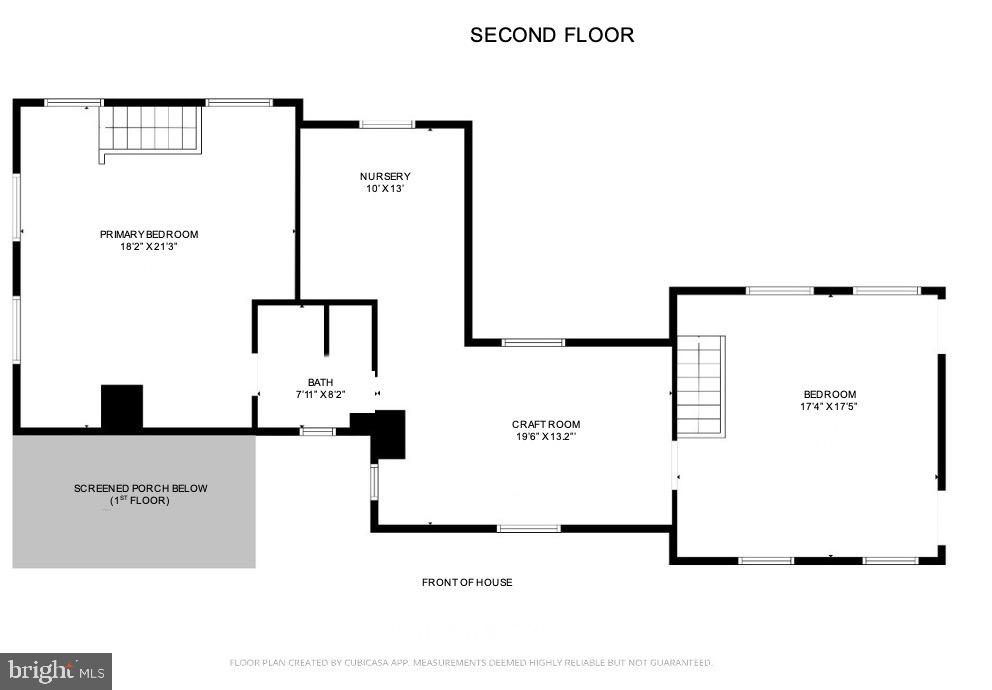 27329 Iron Gate Road Federalsburg, MD 21632 - Photo 59 of 59 2nd Floor-Floor Plan