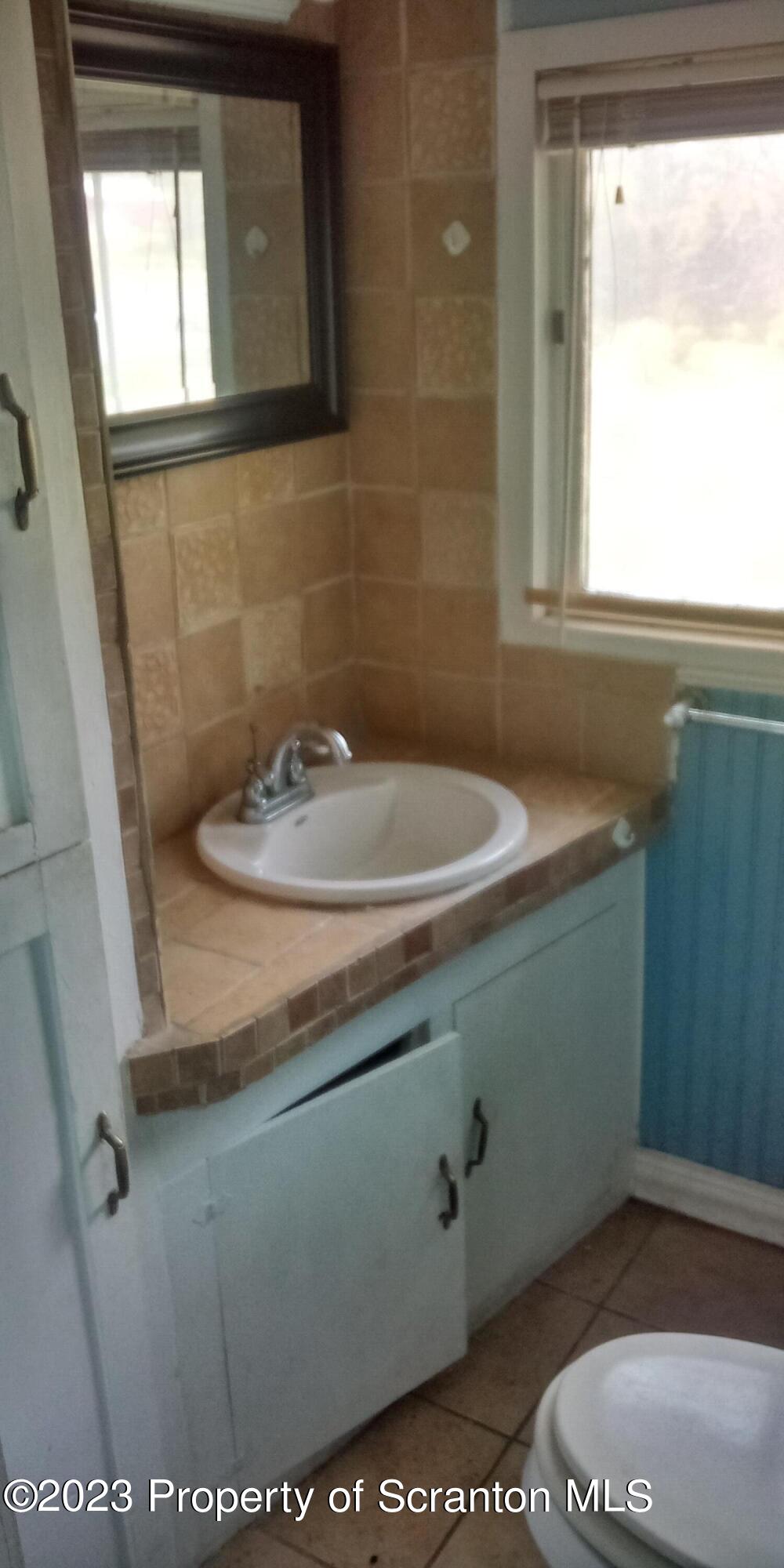 28 Williams Pond Road Montrose, PA 18801 - Photo 27 of 38 a bathroom with a sink a vanity and a mirror