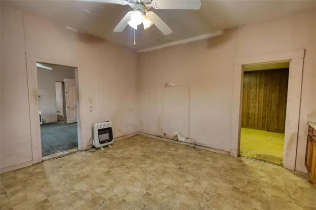 a view of an empty room