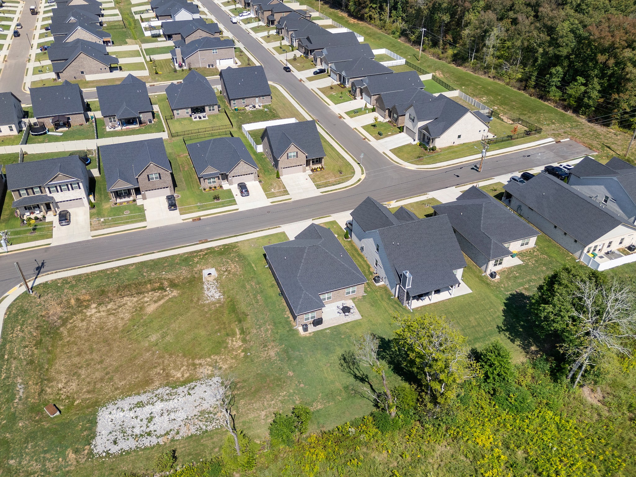 284 Thorpe Drive Spring Hill, TN 37174 - Photo 31 of 34 an aerial view of residential houses with outdoor space