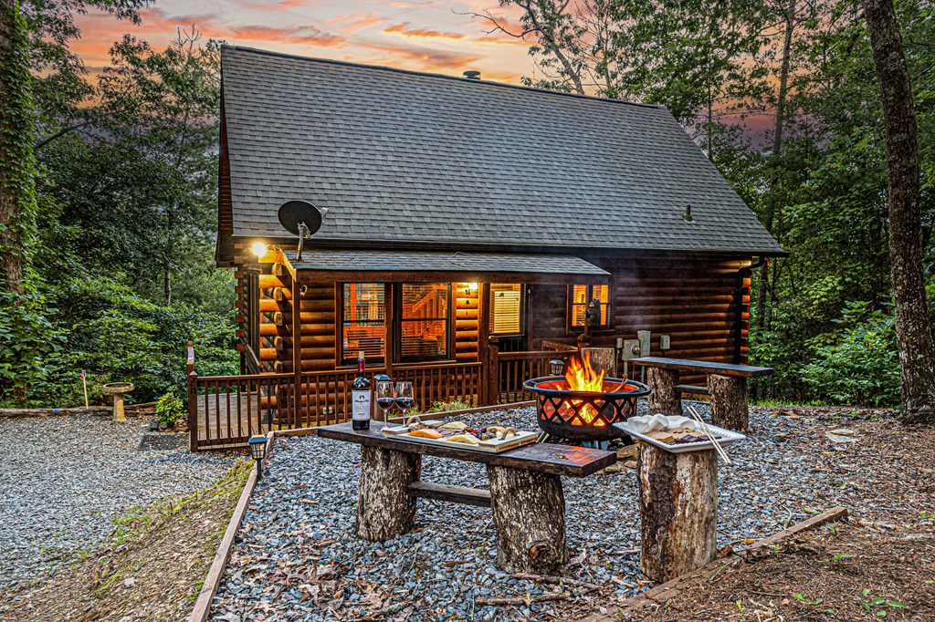 20 Dean Court Blue Ridge, GA 30513 - Photo 5 of 53 a backyard of a house with outdoor seating