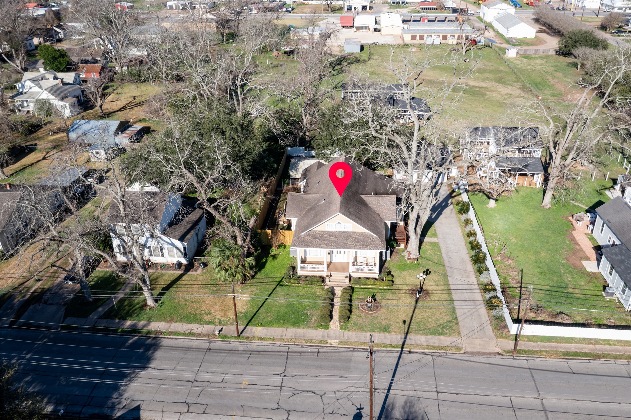 801 North Fulton Street Wharton, TX 77488 - Photo 40 of 43 Aerial front location