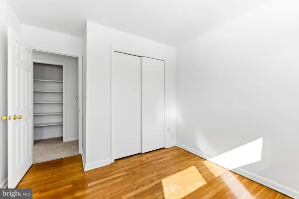 a view of a room with an empty space