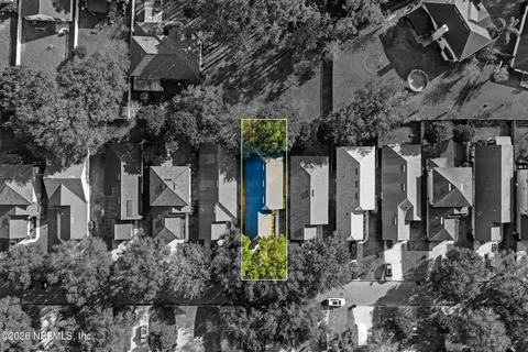 a house view with a outdoor space