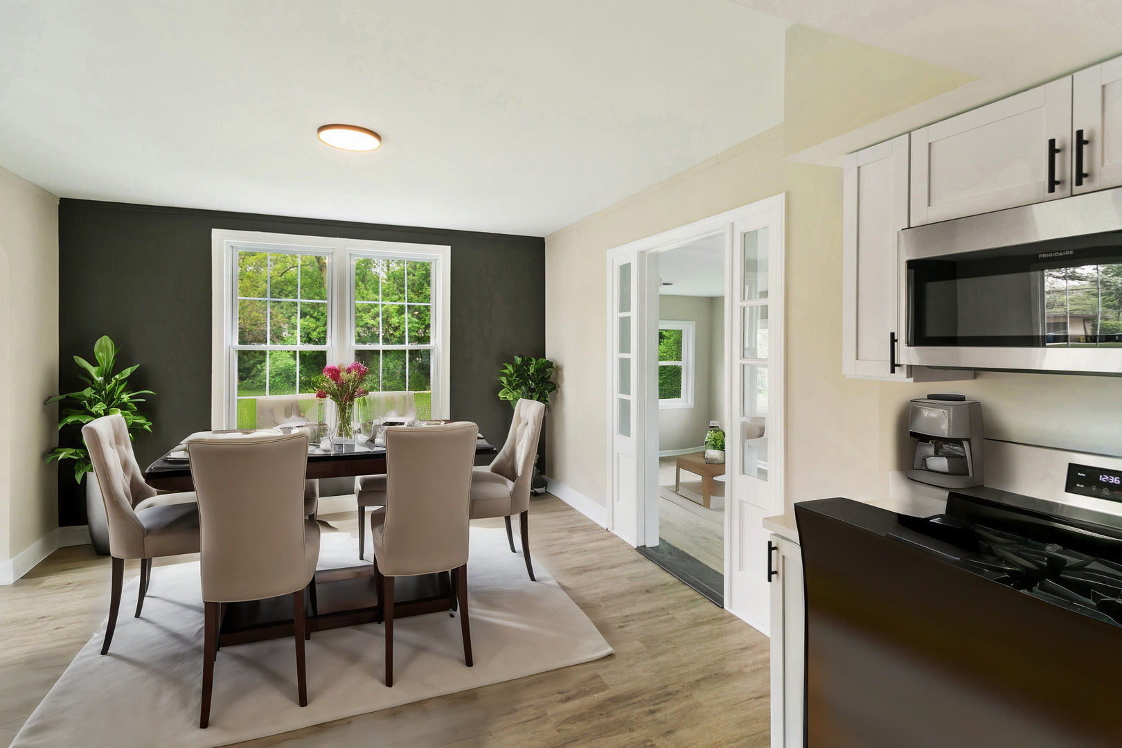 239 Cornwall Drive Crete, IL 60417 - Photo 10 of 25 a view of a dining room with furniture window and wooden floor