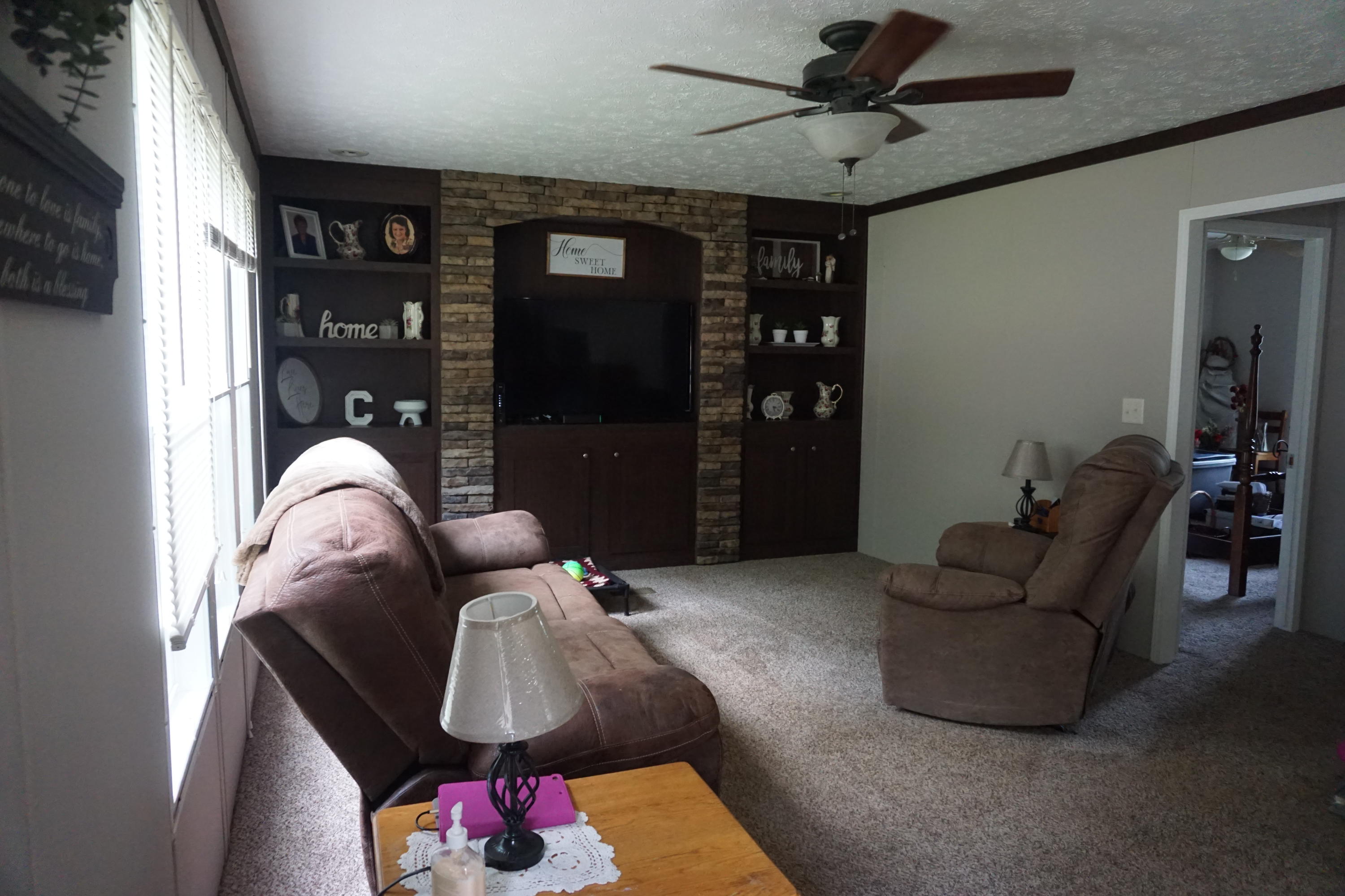 126 Laura Boling Loop Road Strawberry Plains, TN 37871 - Photo 20 of 40 Living Room with built in shelves