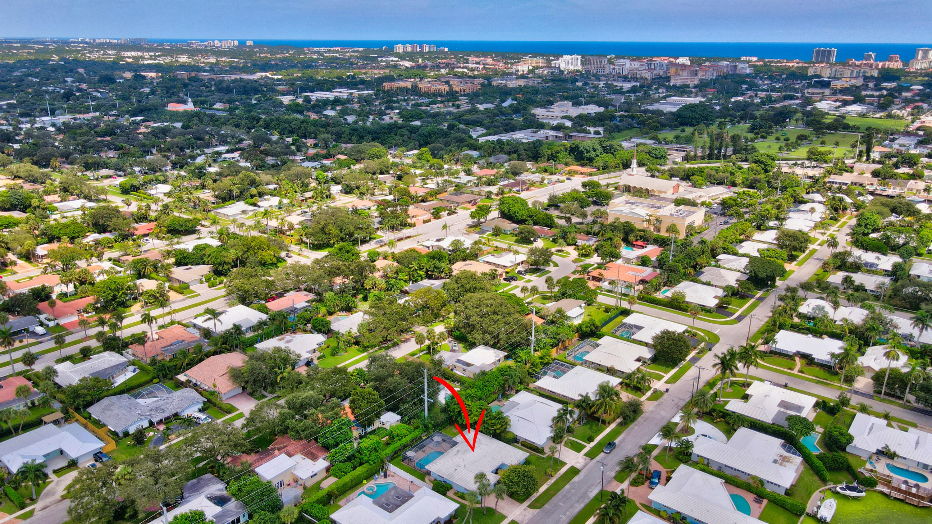 727 Apple Tree Lane Boca Raton, FL 33486 - Photo 37 of 42 drone