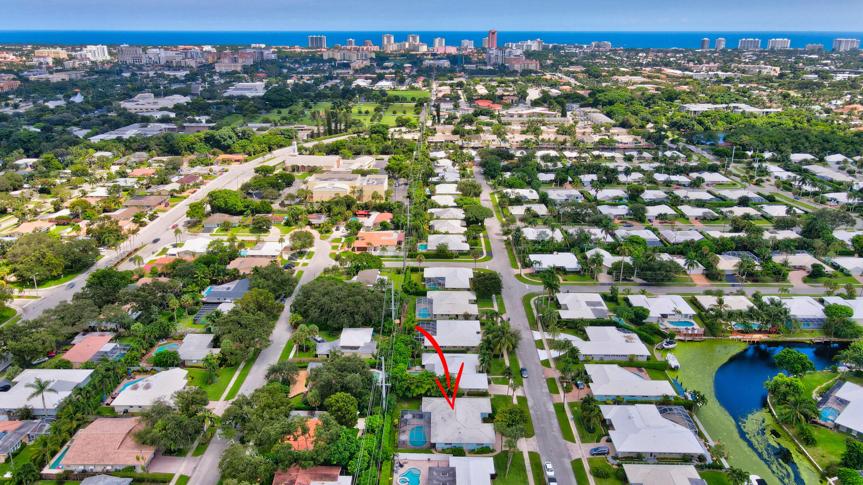 727 Apple Tree Lane Boca Raton, FL 33486 - Photo 38 of 42 drone