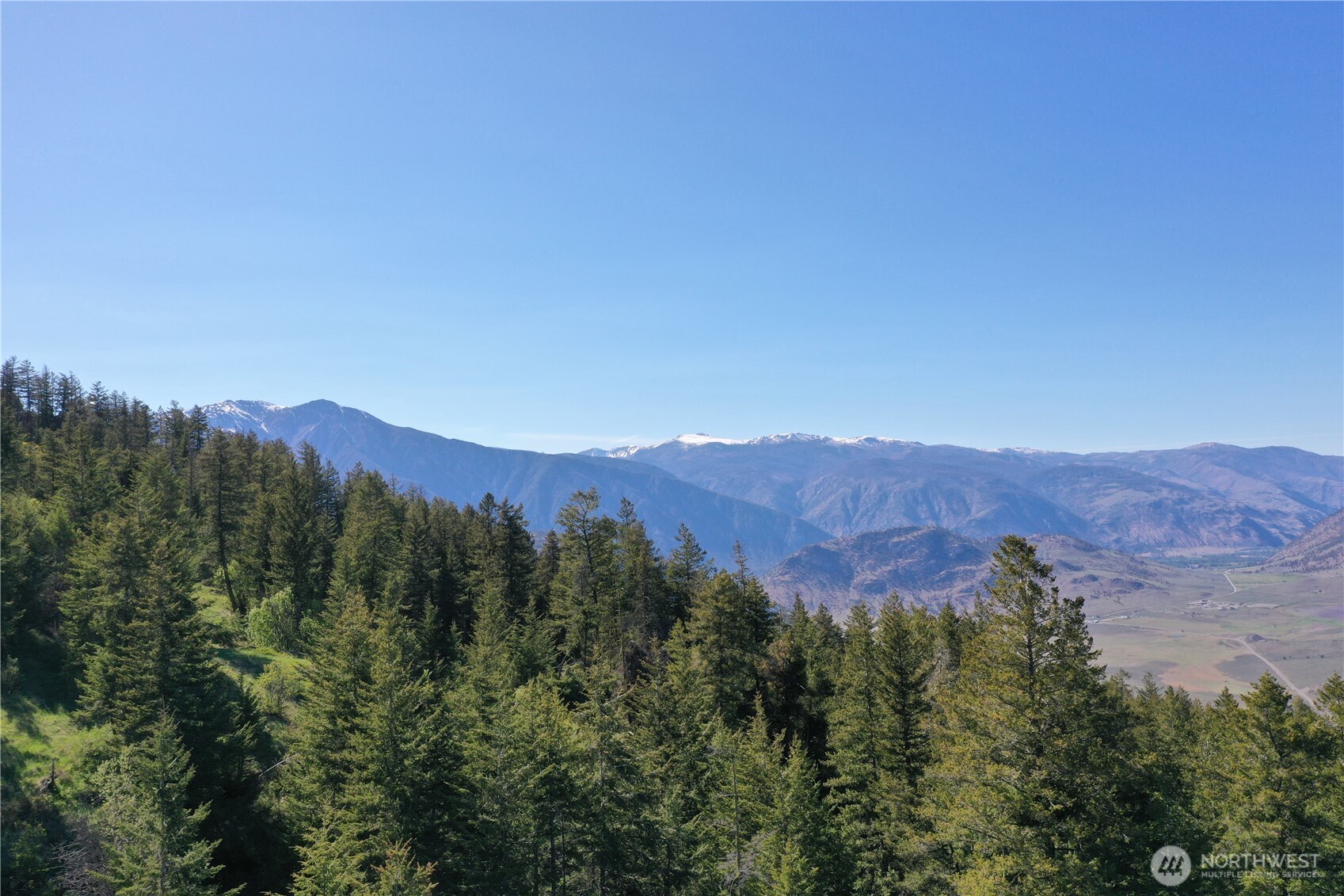 111 Ellemeham Mountain Road Oroville, WA 98844 - Photo 18 of 32 a view of a lush green forest with mountains in the background