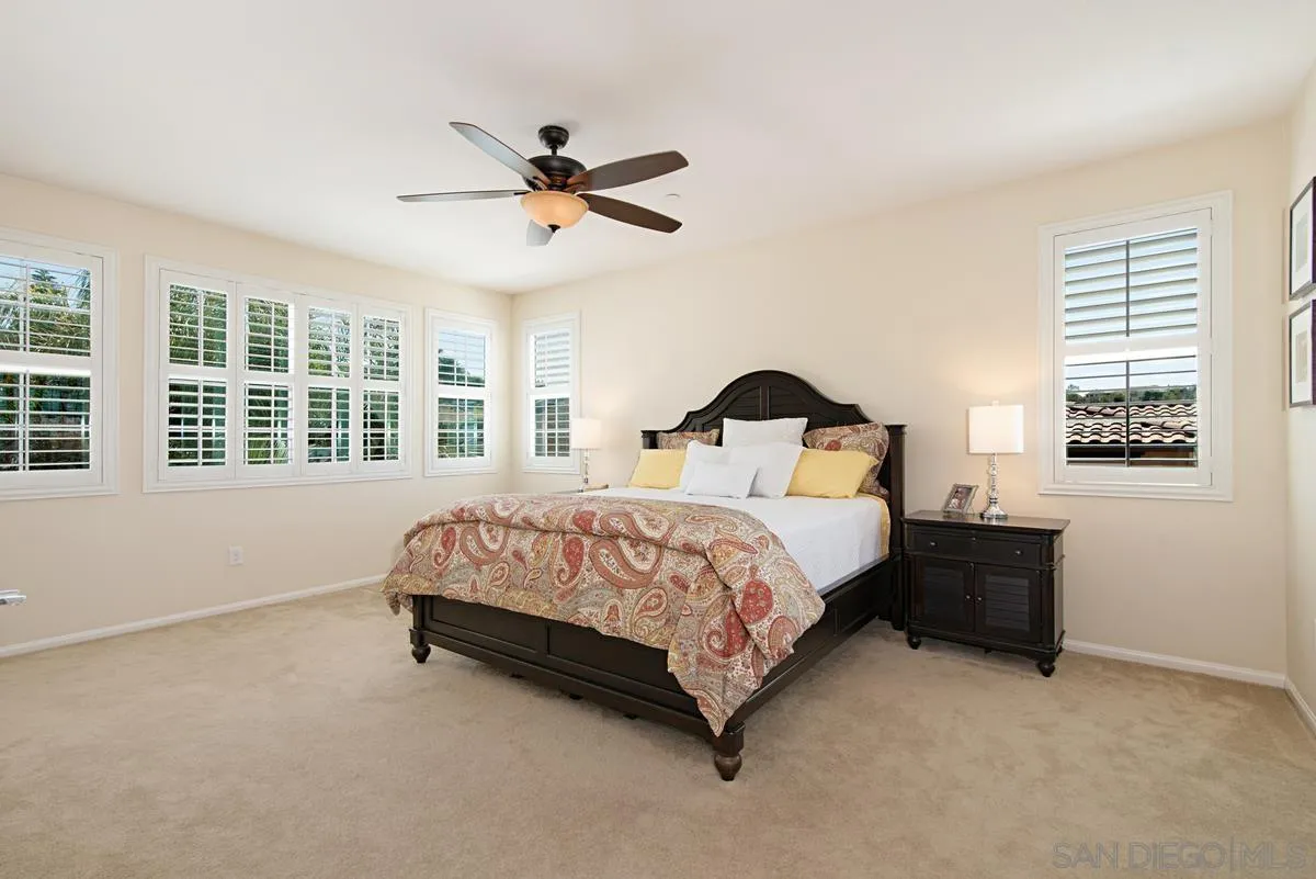 1121 Ocean Ridge Court Oceanside, CA 92056 - Photo 15 of 30 a bedroom with a bed and window